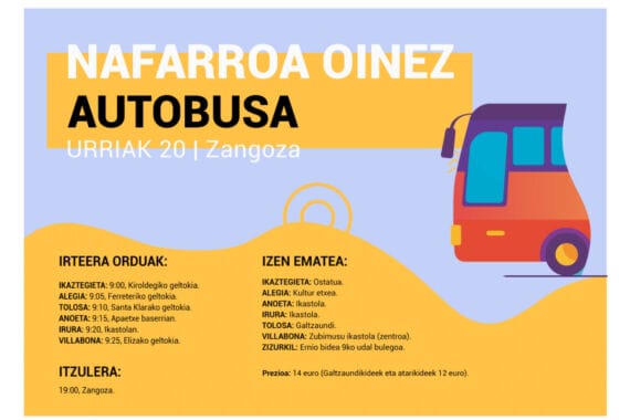 Gerturatu Nafarroa Oinez jaira autobusez Tolosaldetik 7