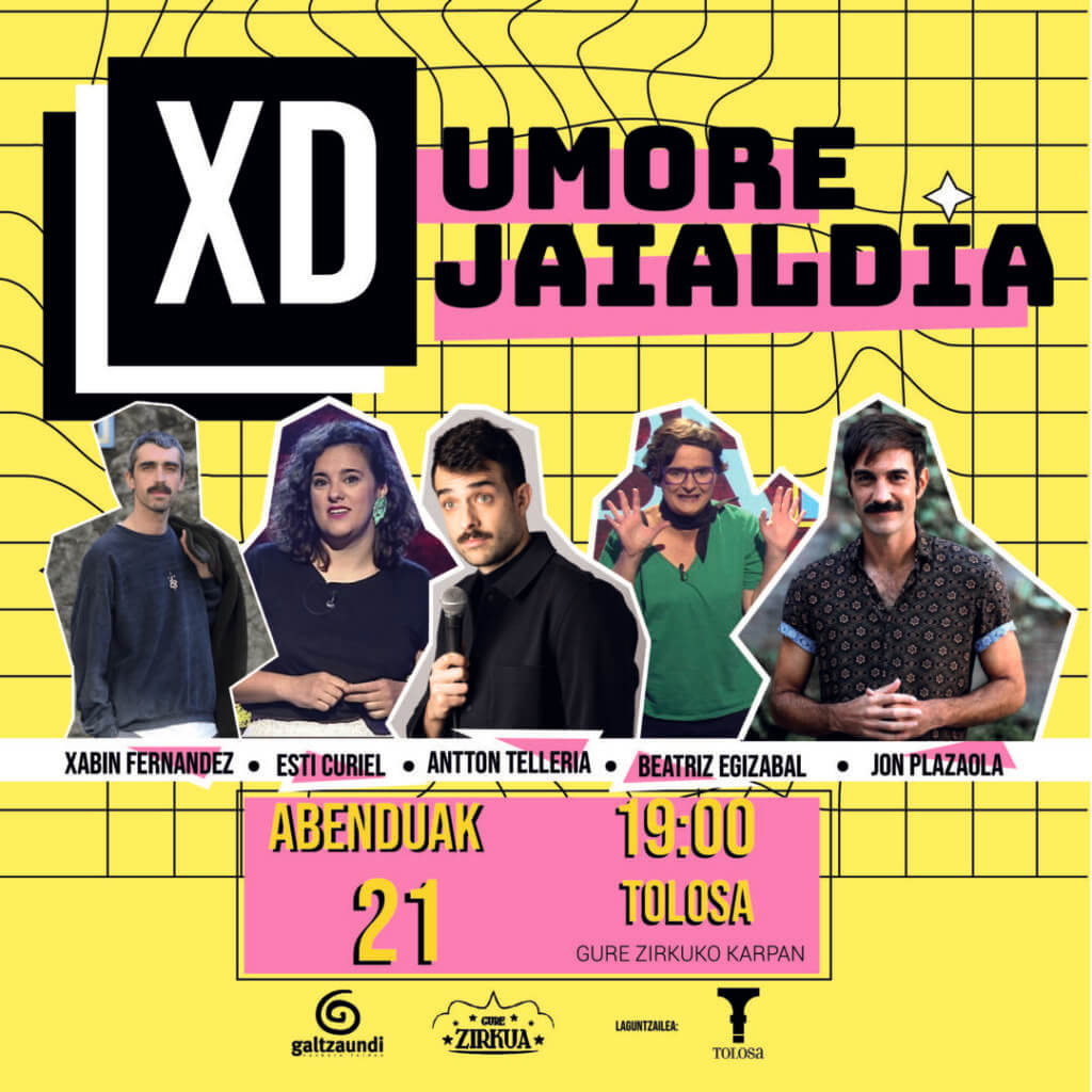 ‘XD’ umore jaialdia, abenduaren 21ean Tolosan 1