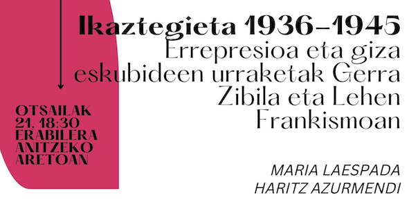 Giza eskubideen urraketak eta errepresioa mintzagai Ikaztegietan 1