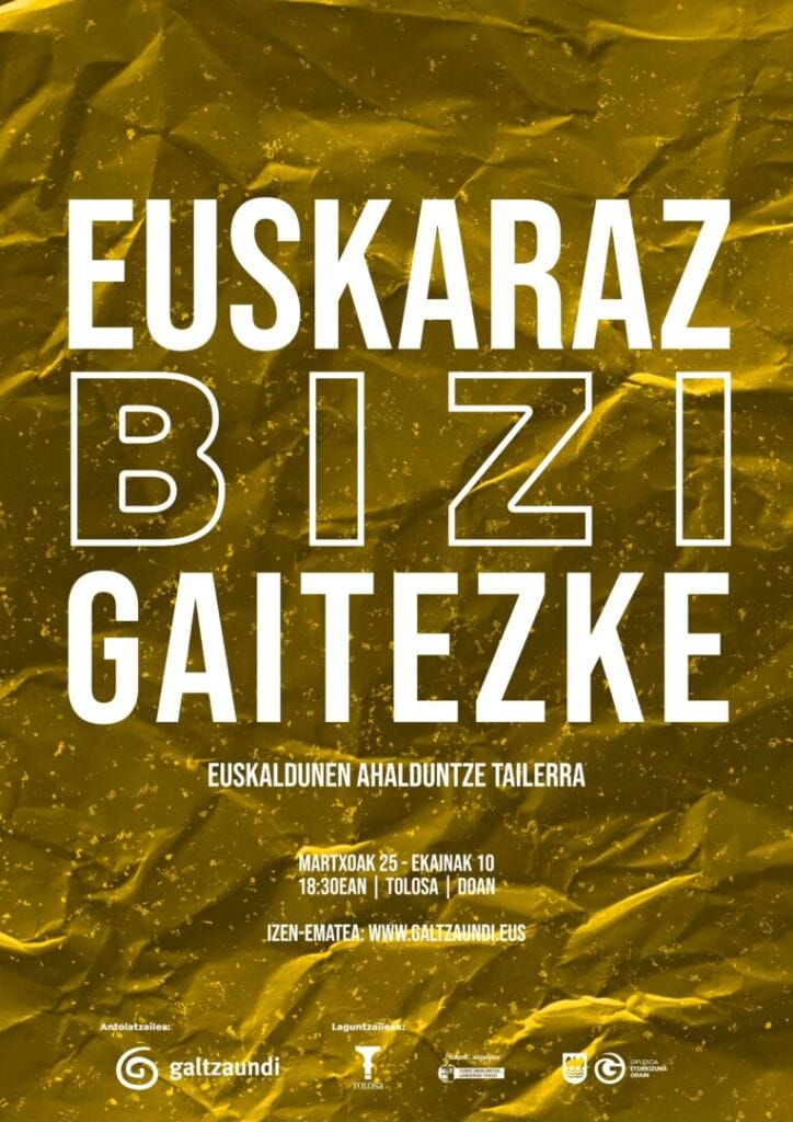 Euskaldunen ahulduntze tailerrean izena emateko aukera zabalik 3